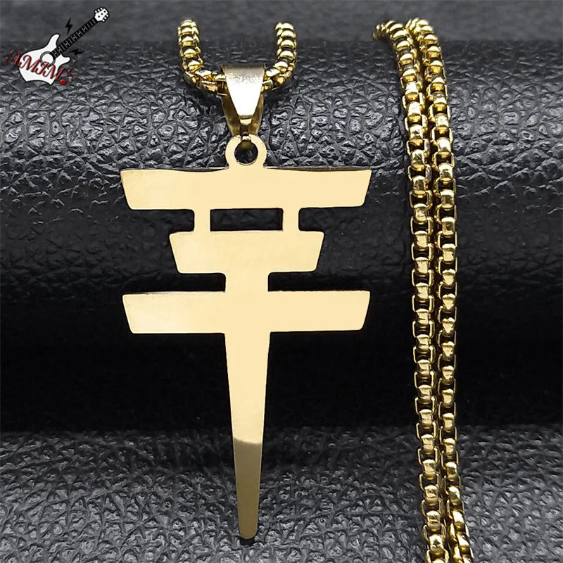 Tokio Hotel Pendant Necklace Stainless Steel